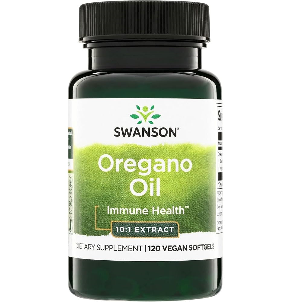 Swanson Oregano Oil 10:1 Extract 150mg 120 Softgels