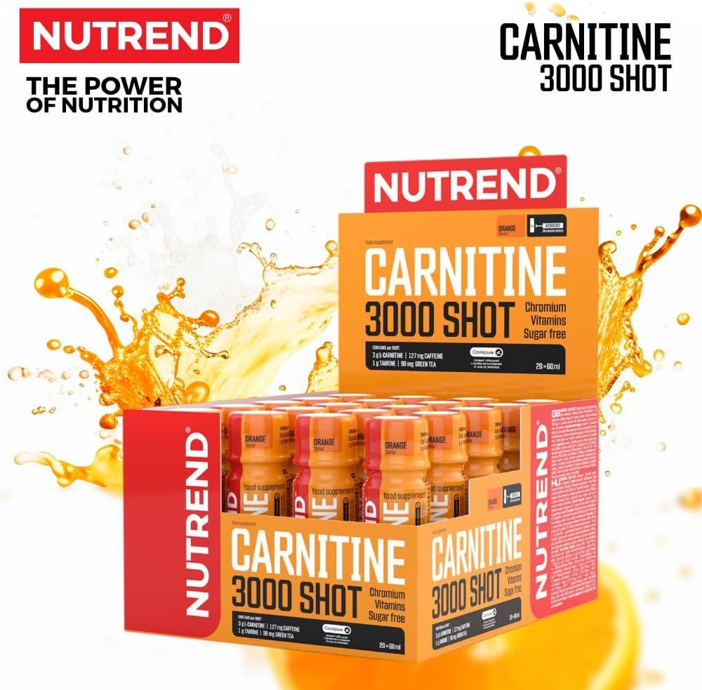 Nutrend Carnitine 3000 Shot - 20 x 60 ml. flavors