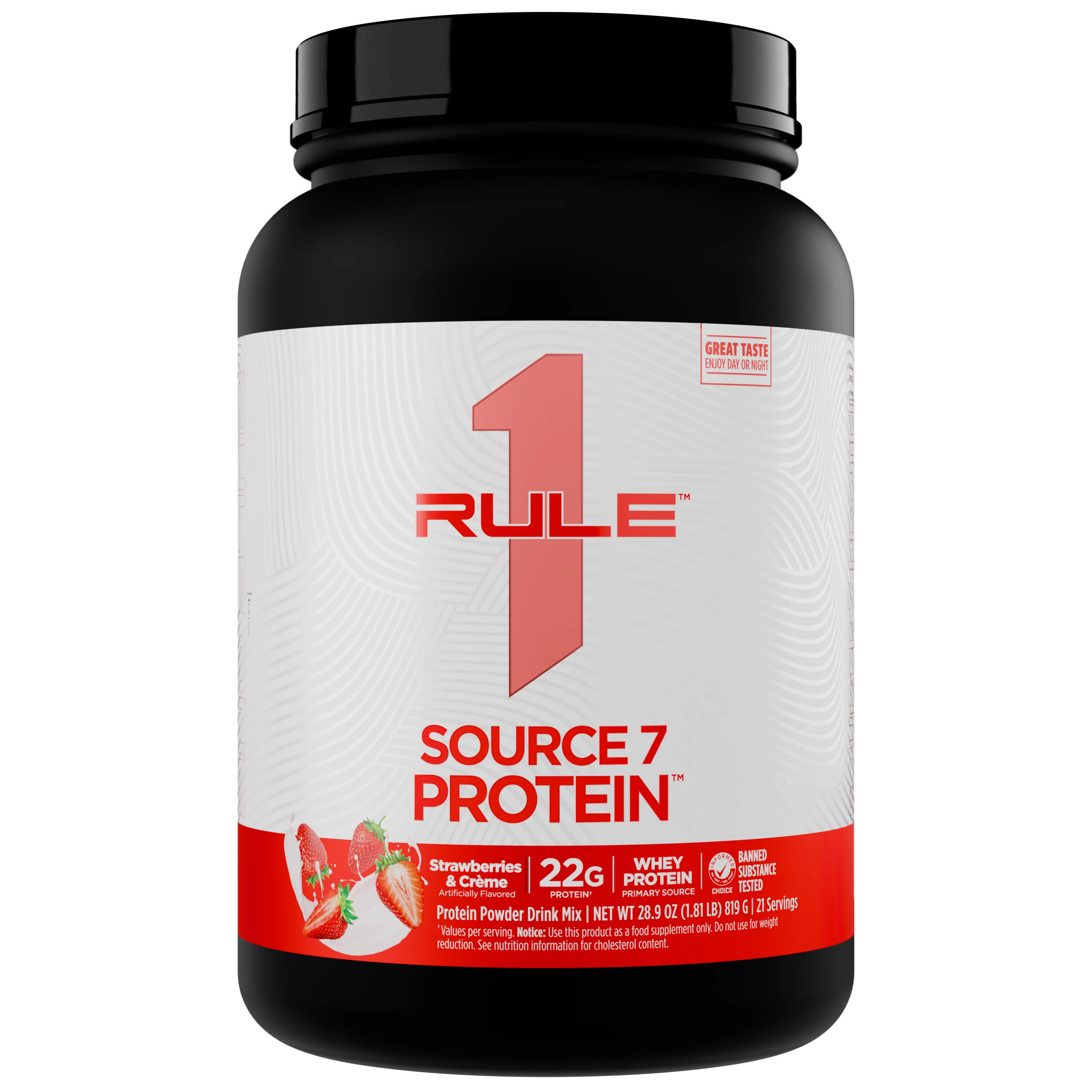 Rule One Source7 Protein, 809 -920 g - Turime Vietoje