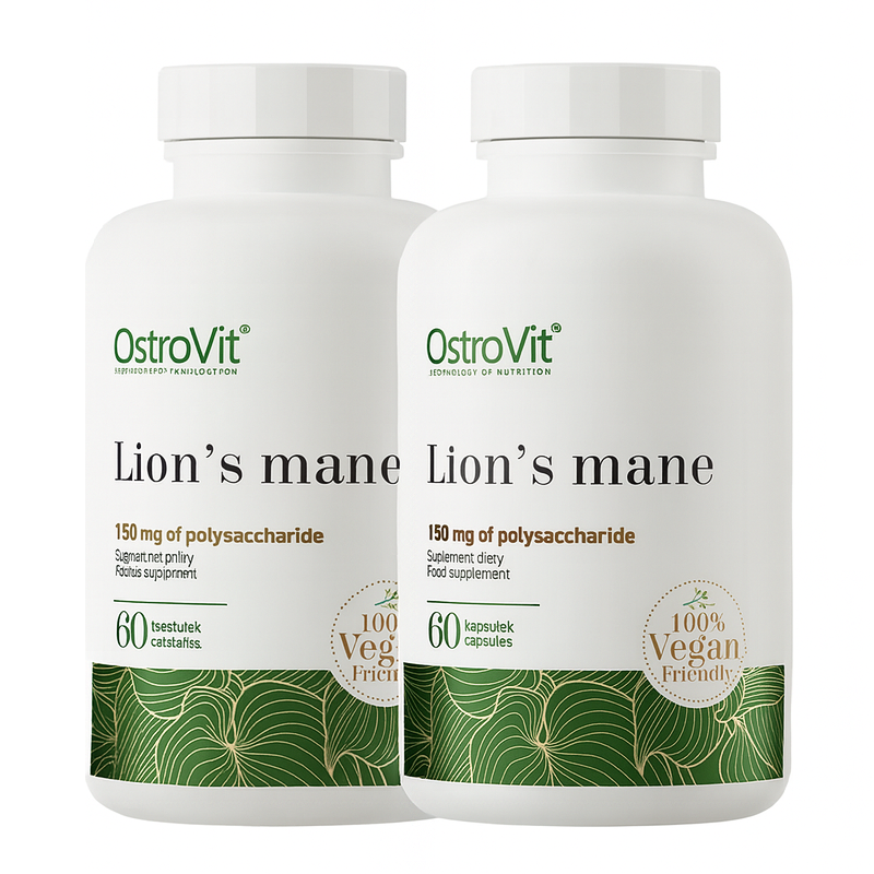 2x OstroVit Lion's Mane VEGE 60 caps