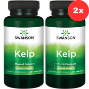 2x SWANSON KELP (IODINE), 225mcg, 250 tab price
