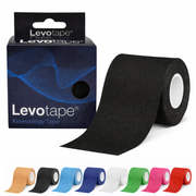 Levotape kineziologinis teipas 5 cm x 5 m, juodas