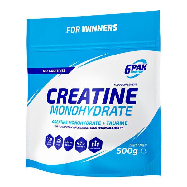 6PAK Creatine Monohydrate Pure - 500g price