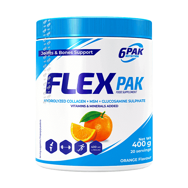 6pak Flex Pak - 400g - Orange price