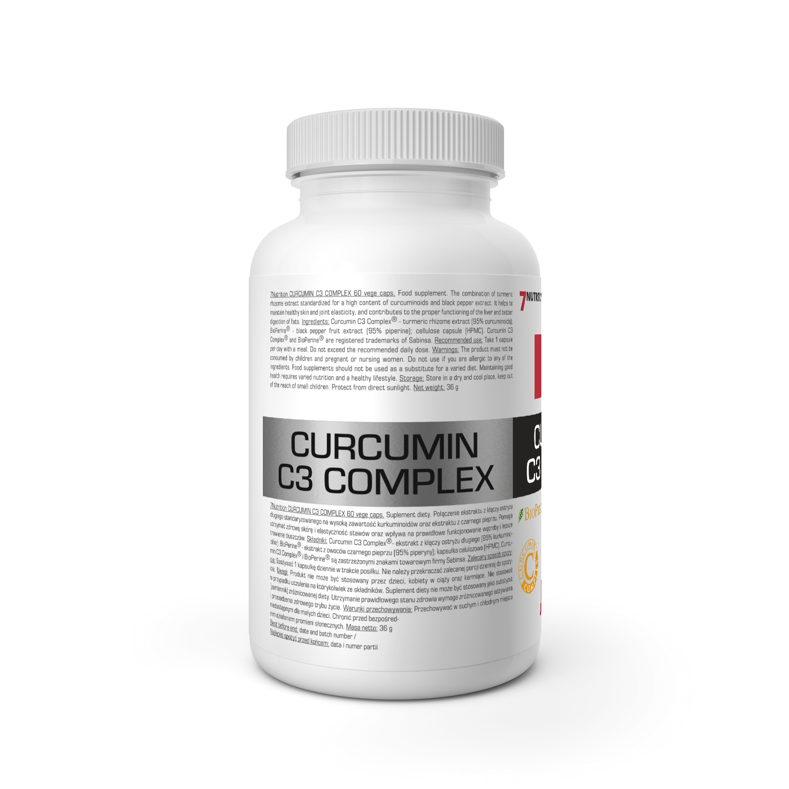 7 Uztura lietošana Kurkumīna C3 komplekss 500 mg 60 kaps