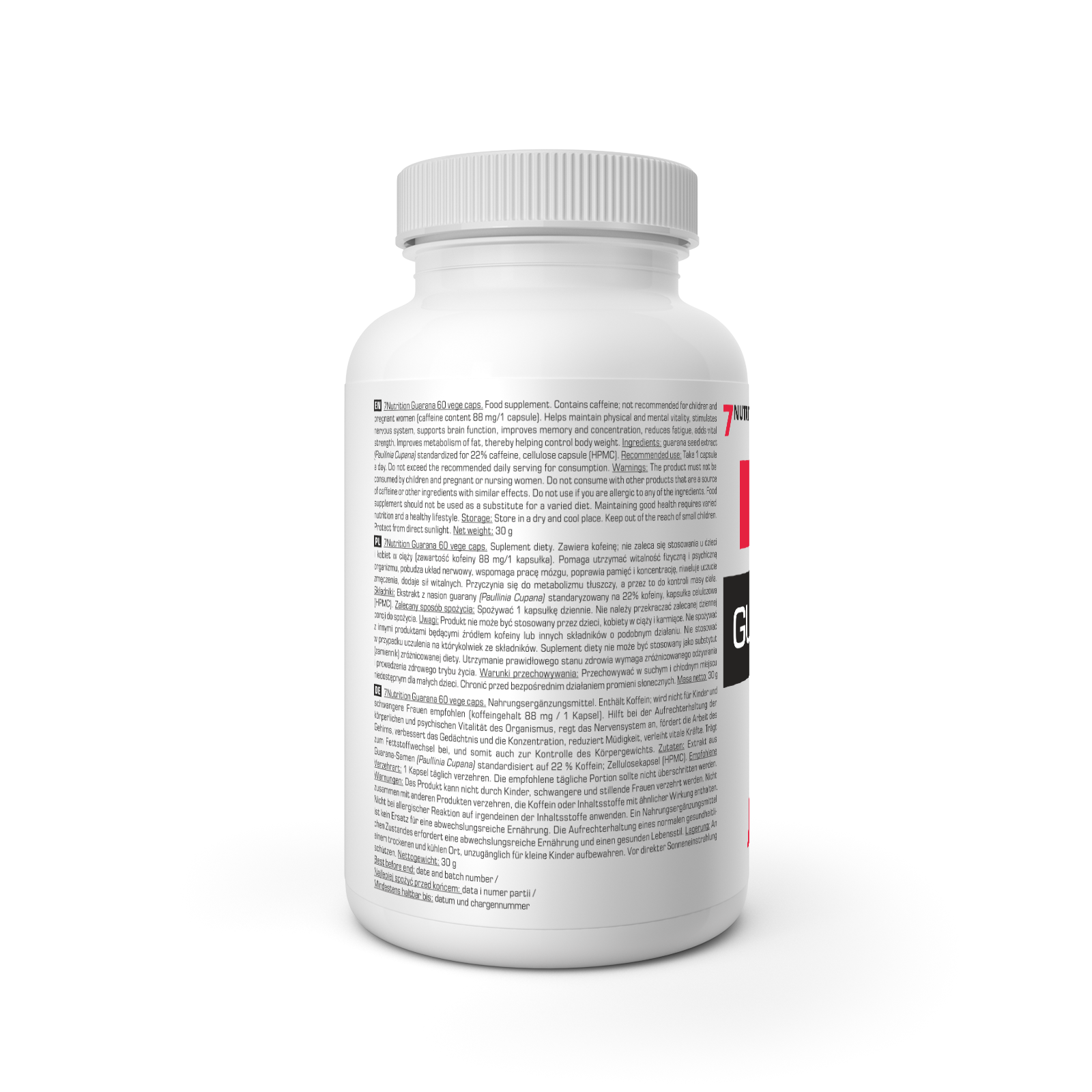7Nutrition Guarana 60 Capsules