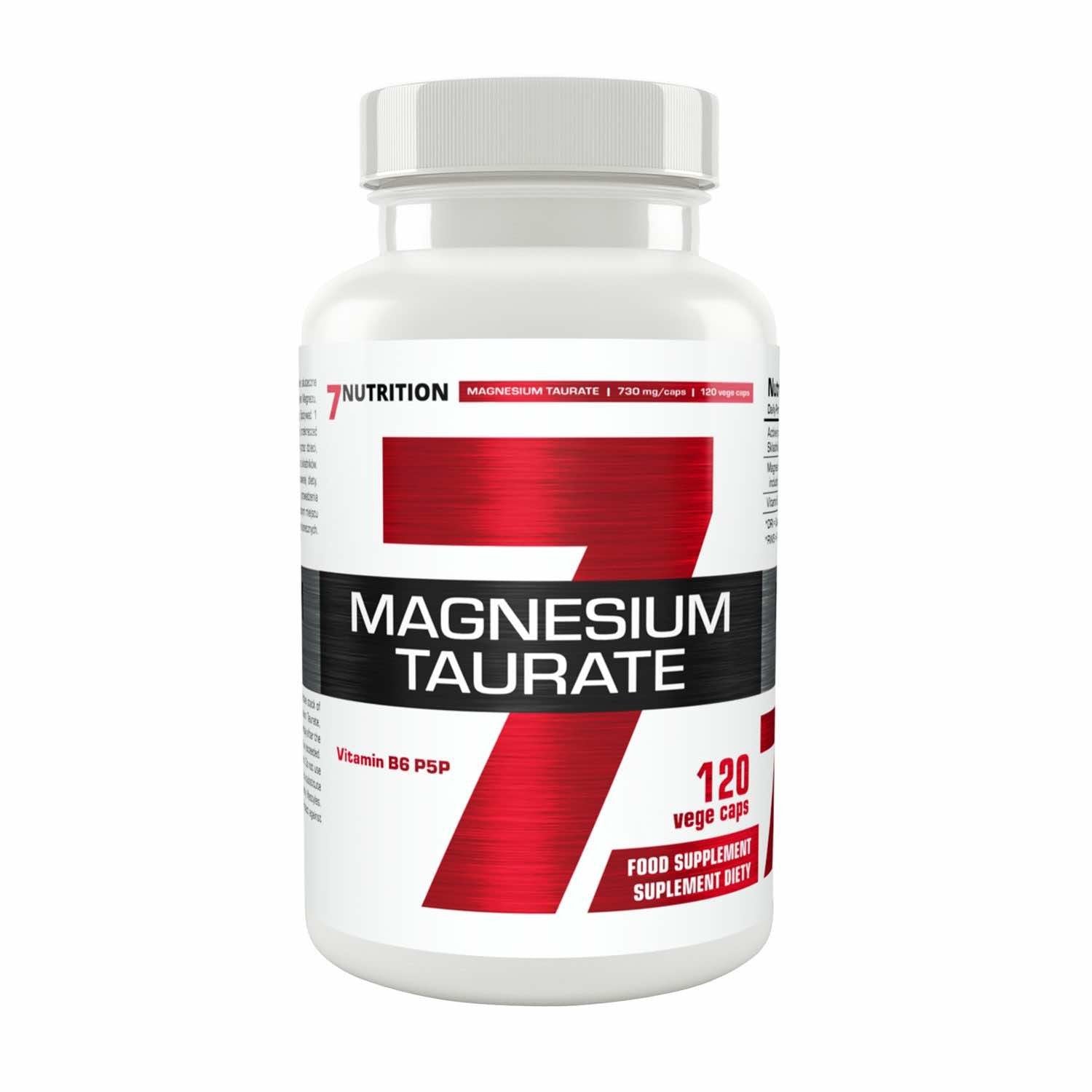7Uzturs MAGNESIUM TAURATE 120 vege caps cena