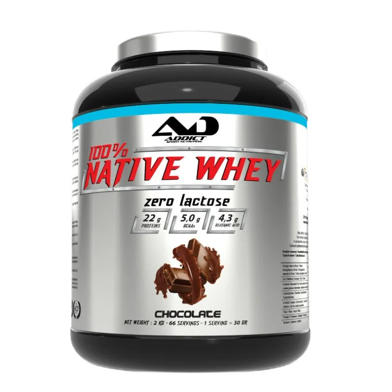 Addict Sport Nutrition 100% Native Whey Zero Lactose - 2000 грамм