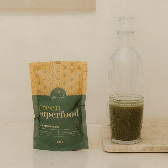 GraSole GREEN SUPERFOOD - смесь суперпродуктов, баннер 200 г