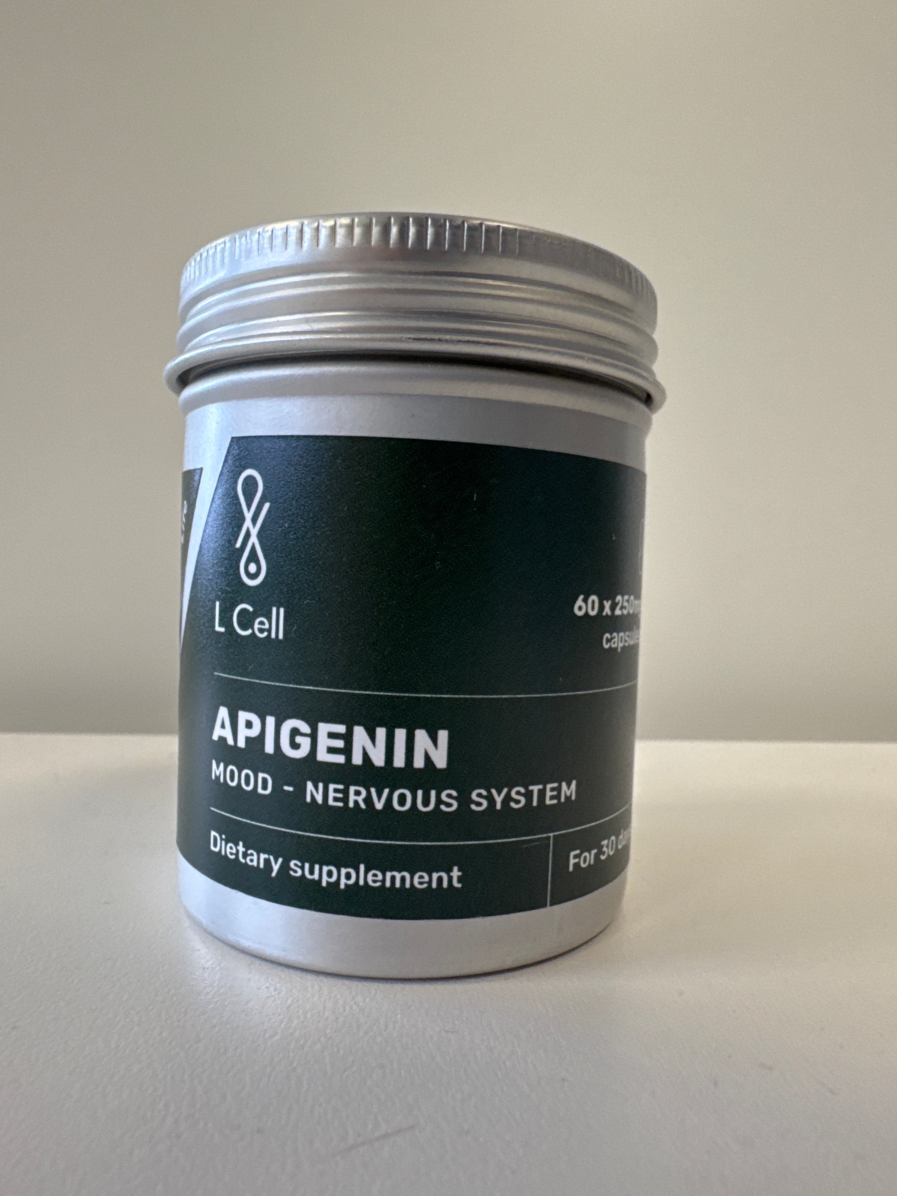 L Cell Apigenin kapsulas 250mg (30 dienas, 60 gab.)