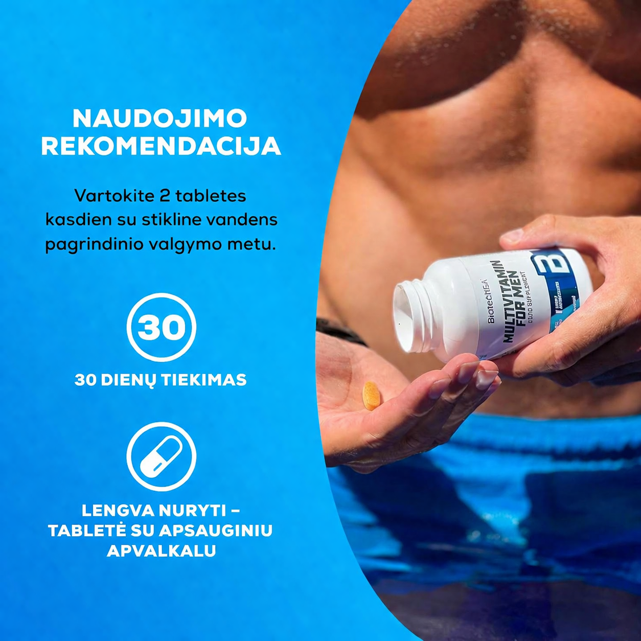 BioTech Multivitamin For Men 60 tab.
