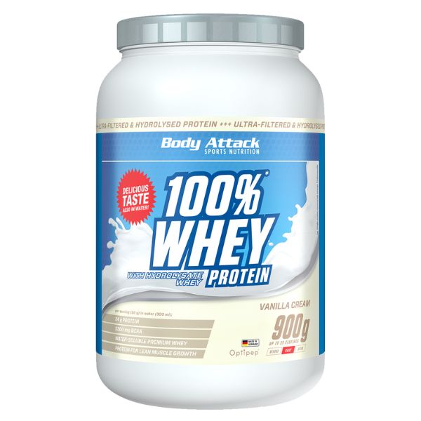 Body Attack 100% Whey Protein - 900g