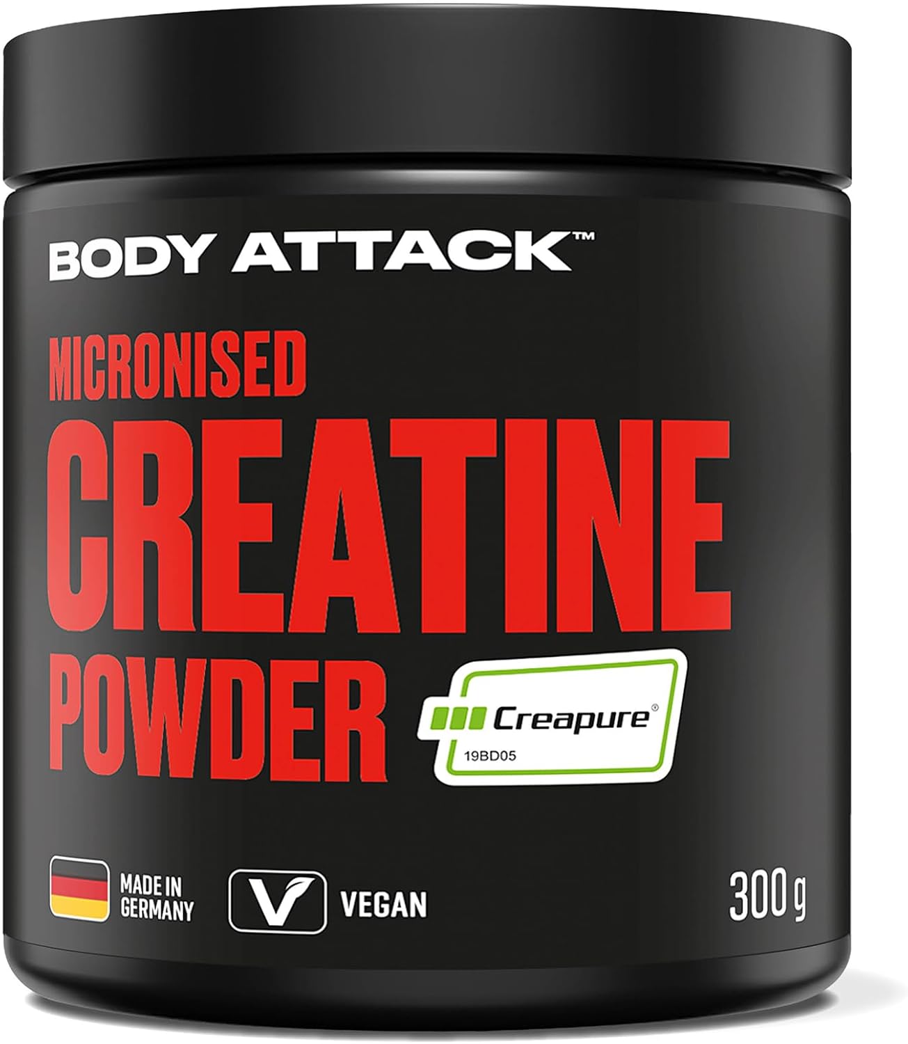 BODY ATTACK Creatine Powder Creapure® – 300 g