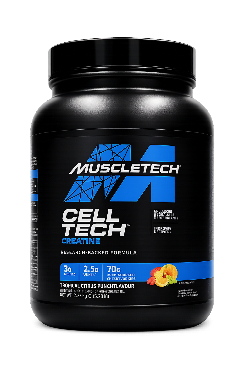 MuscleTech Cell-Tech Creatine 2270 g, – Kreatino, angliavandenių ir aminorūgščių kompleksas