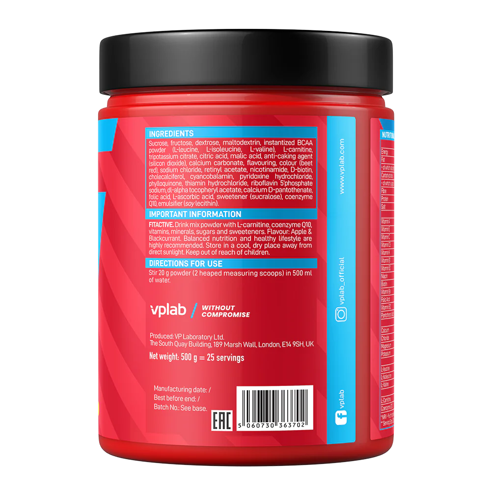 VPLab Nutrition FitActive Isotonic Drink 500 g