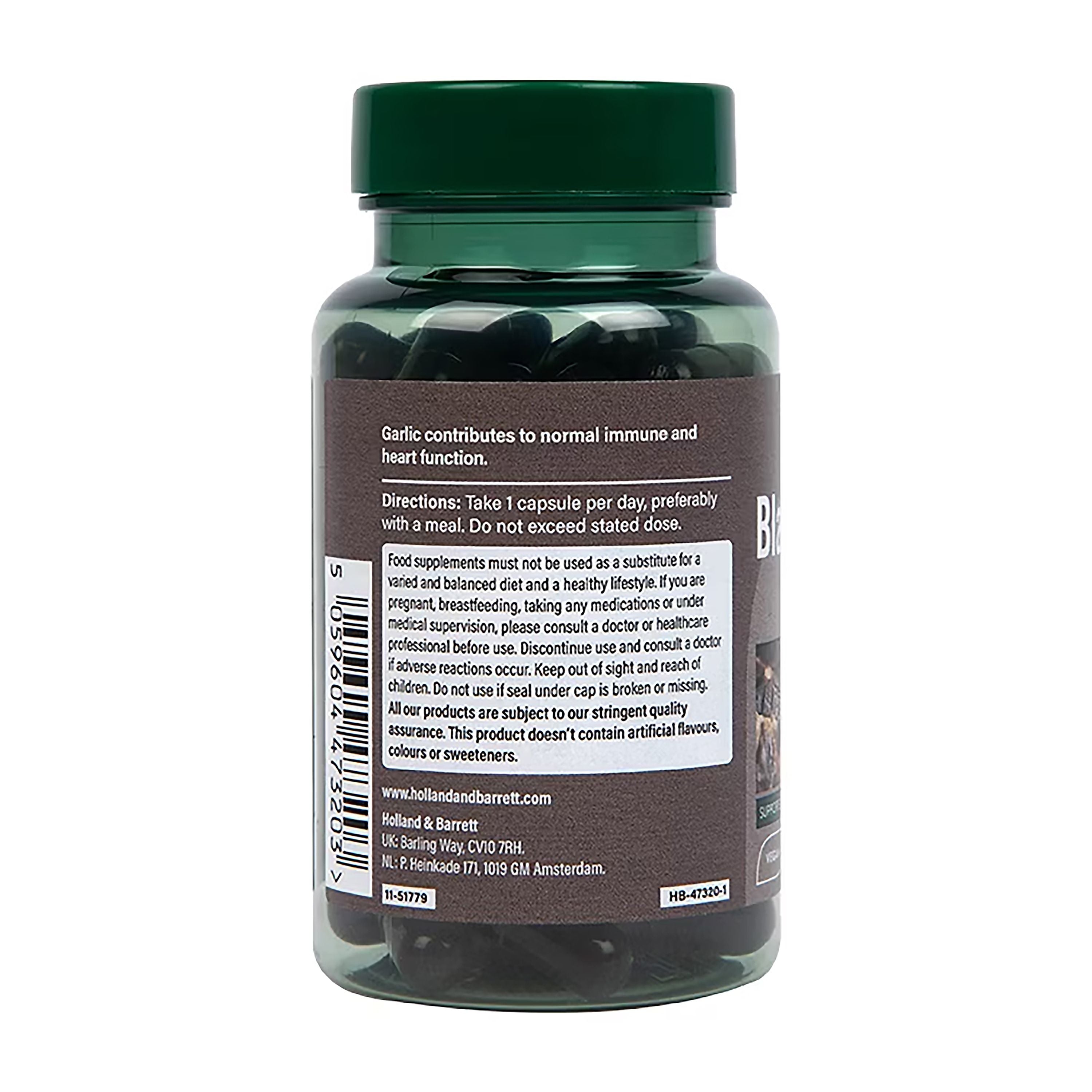 Holland & Barrett Black Garlic, 6000mg - 60 caps