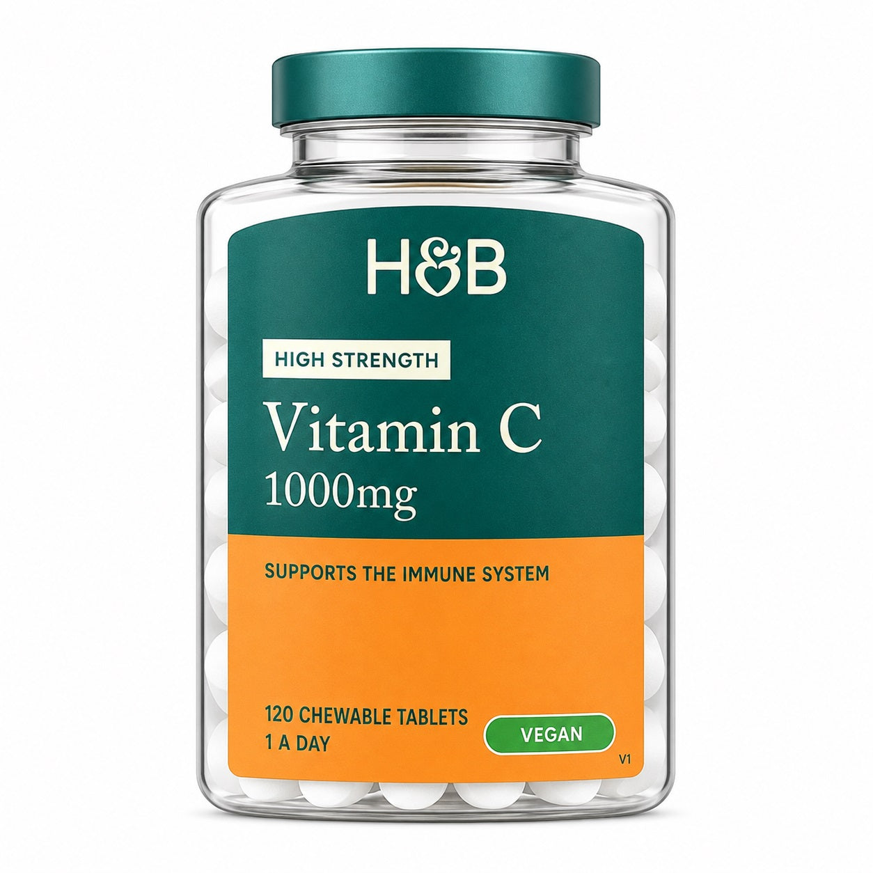 Holland & Barrett High Strength Vitamin C 1000 mg – 120 Tablets