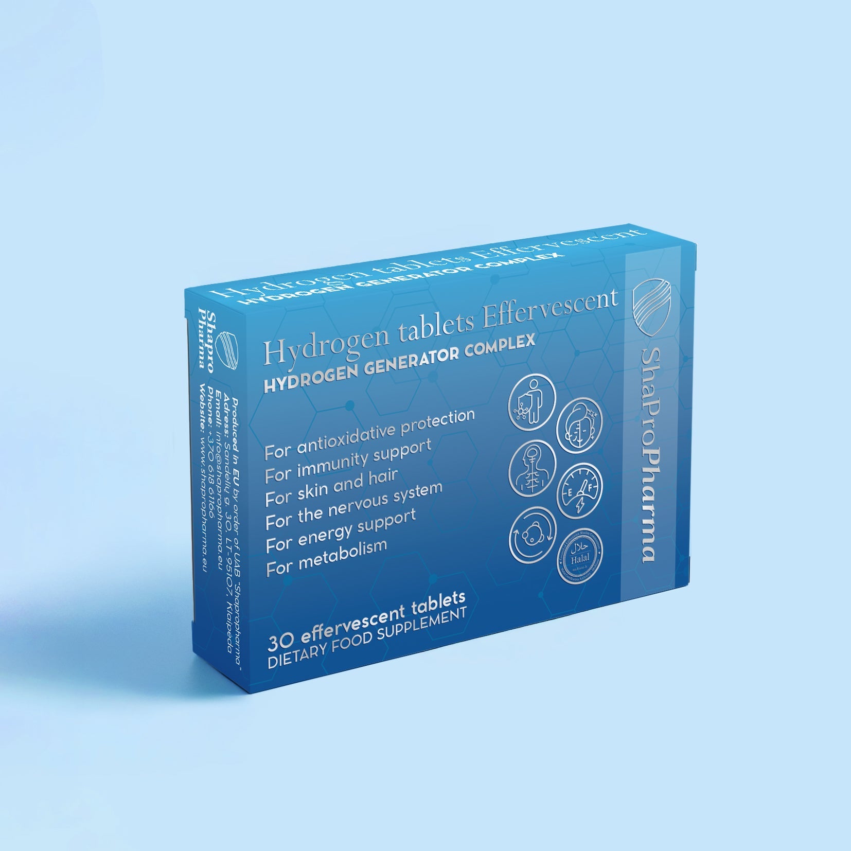 Shapropharma водородные таблетки N30