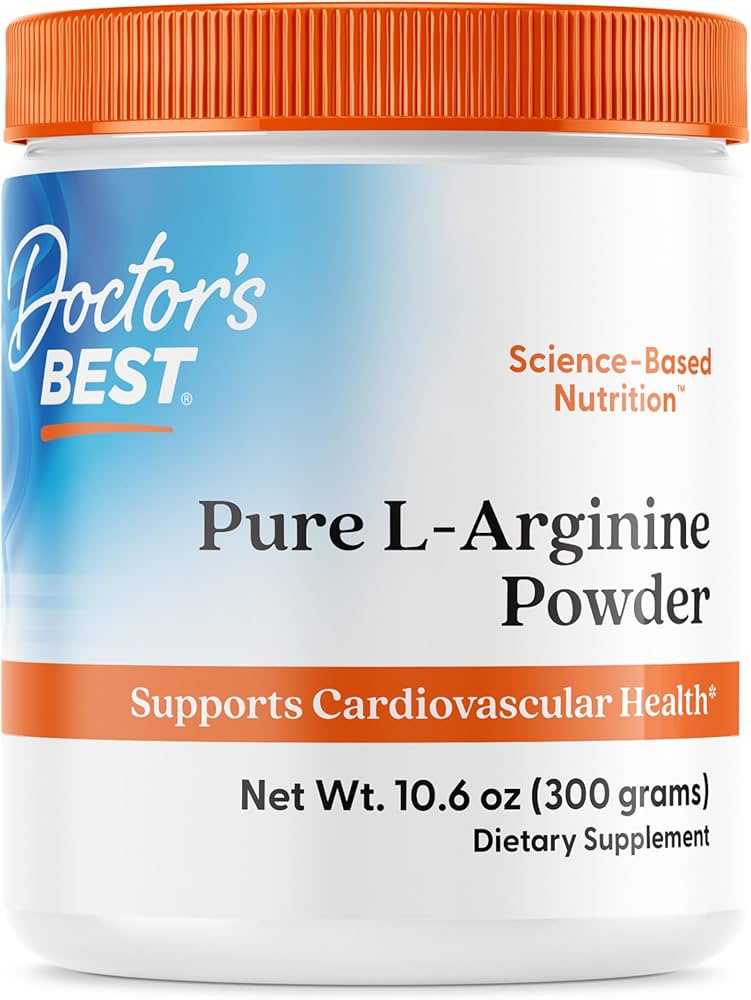 Doctor’s Best Pure L-Arginine Powder, 300 g