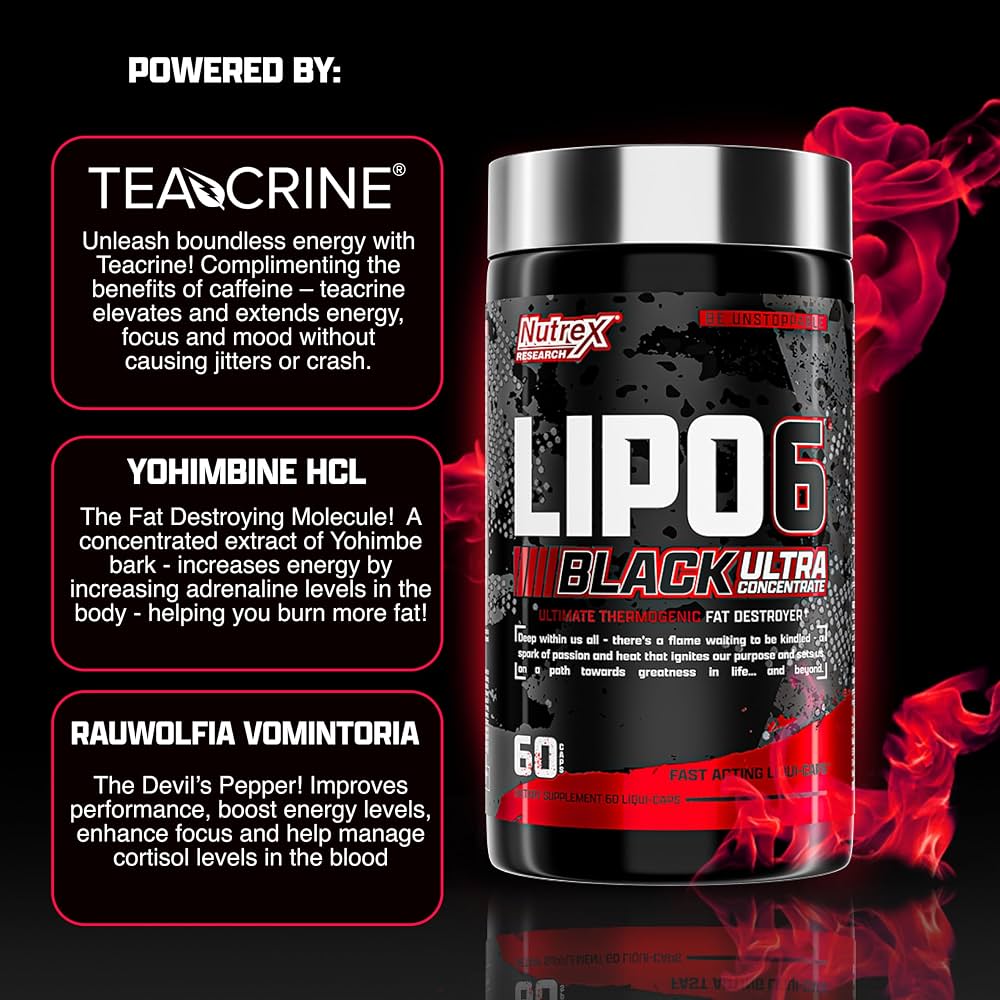 Nutrex Lipo 6 Black Ultra Concentrate 60 капсул