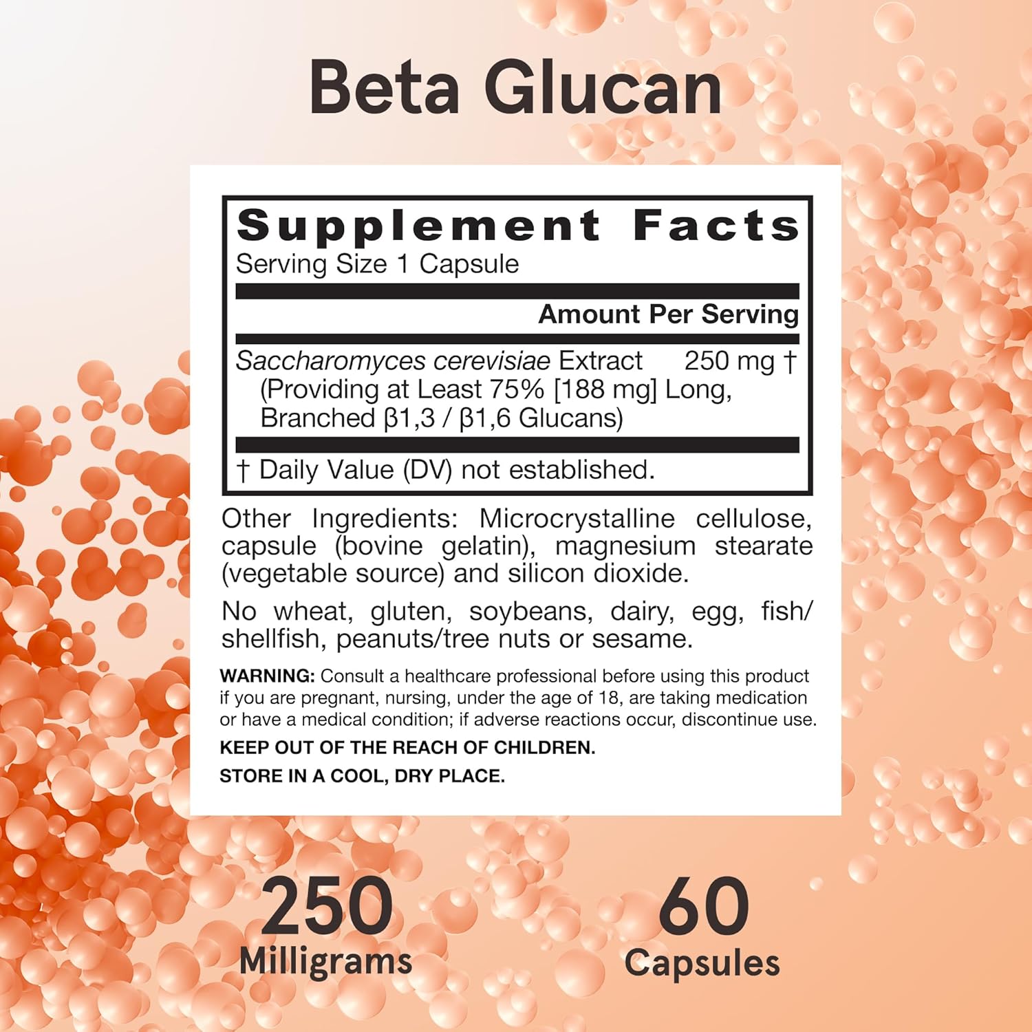 Jarrow Formulas Beta Glucan 60 caps