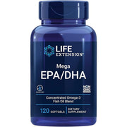 Life Extension Mega EPA/DHA 120 kapsulių