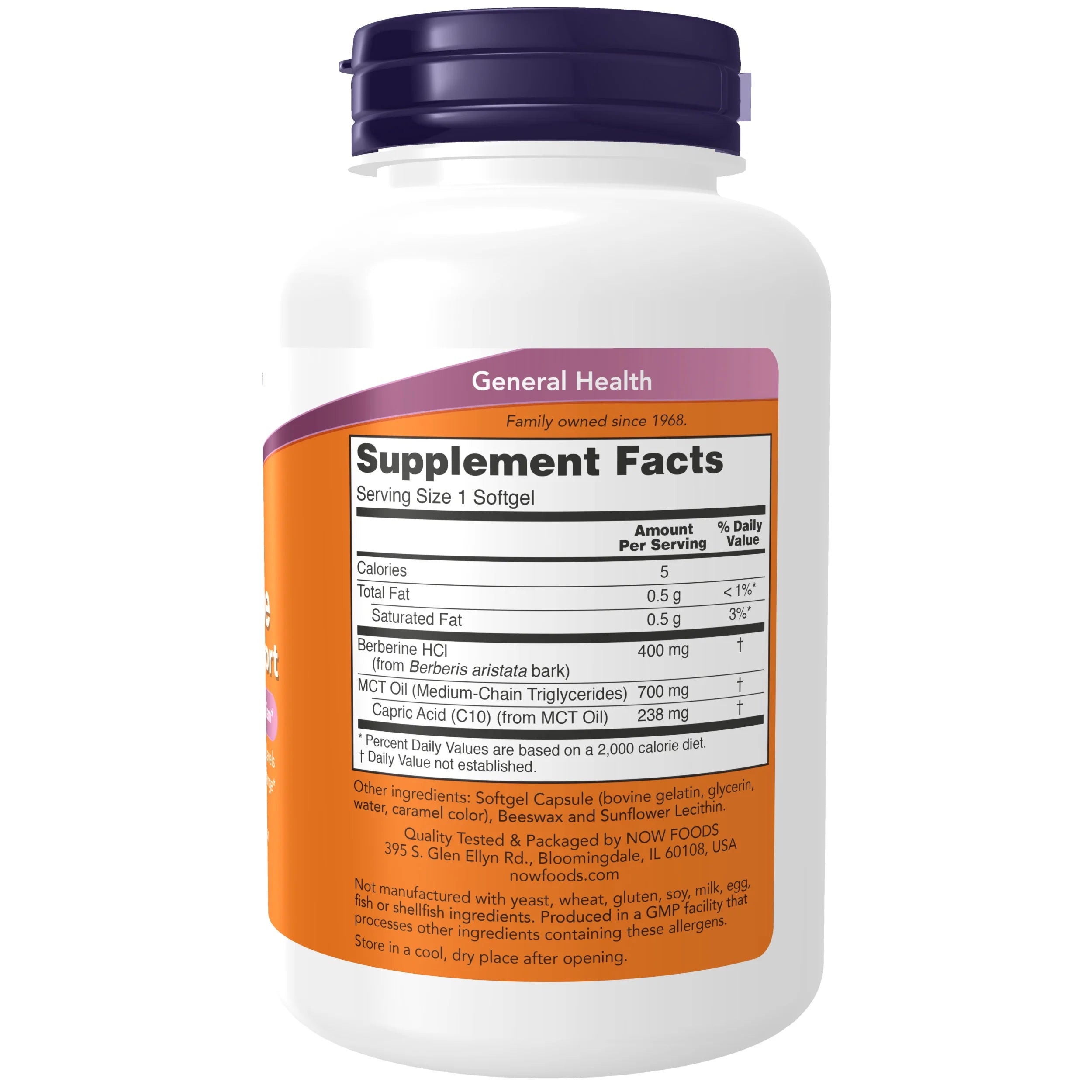NOW® Berberine Glucose Support - 90 softgels