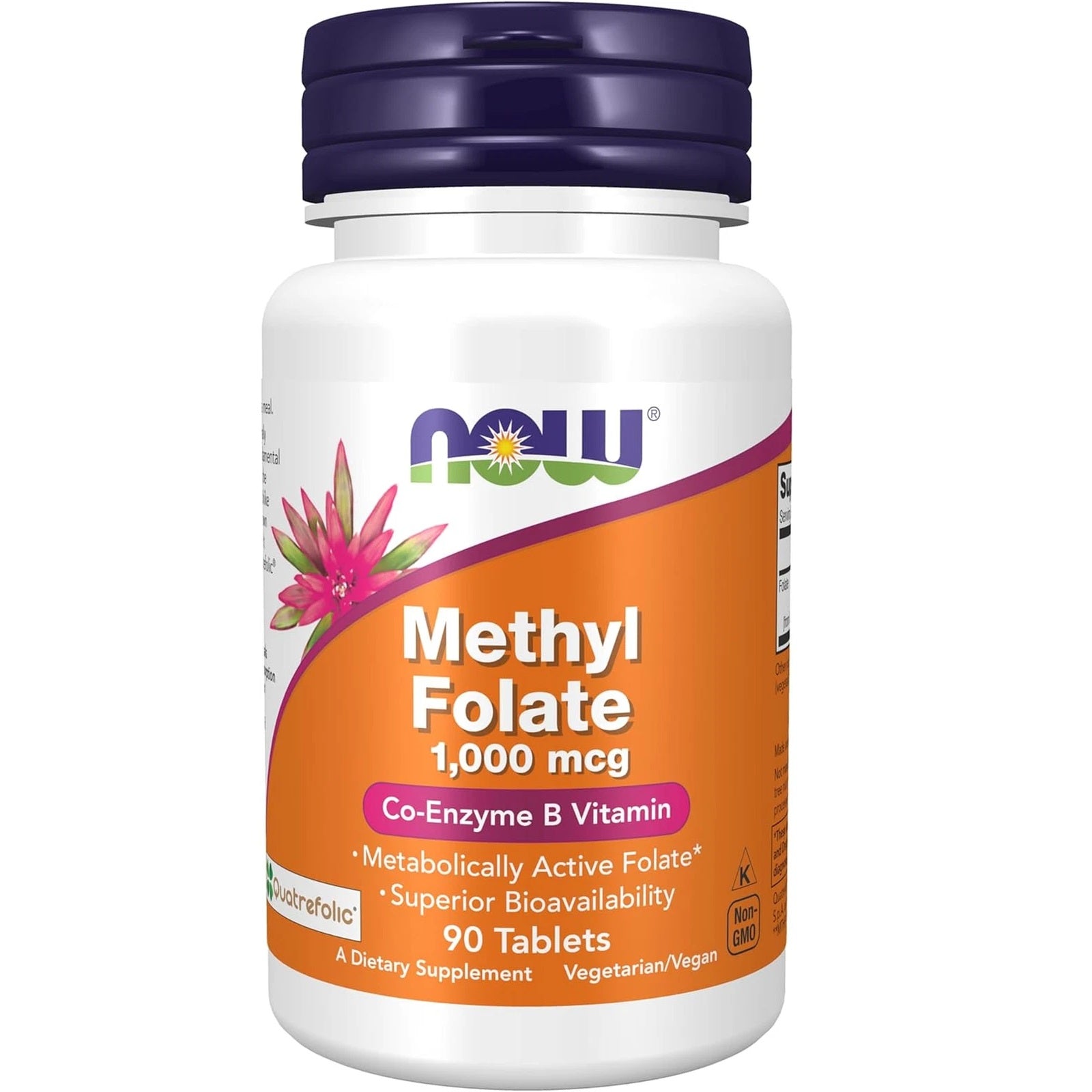 NOW Foods Methyl Folate, 1000mcg - 90 tablets