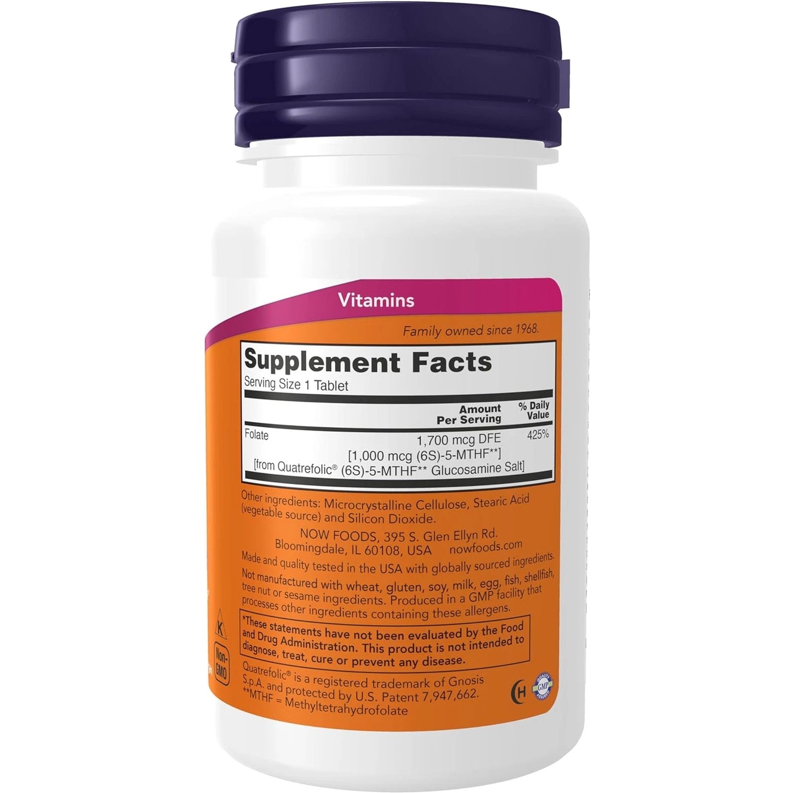 NOW Foods Methyl Folate, 1000mcg - 90 tablets