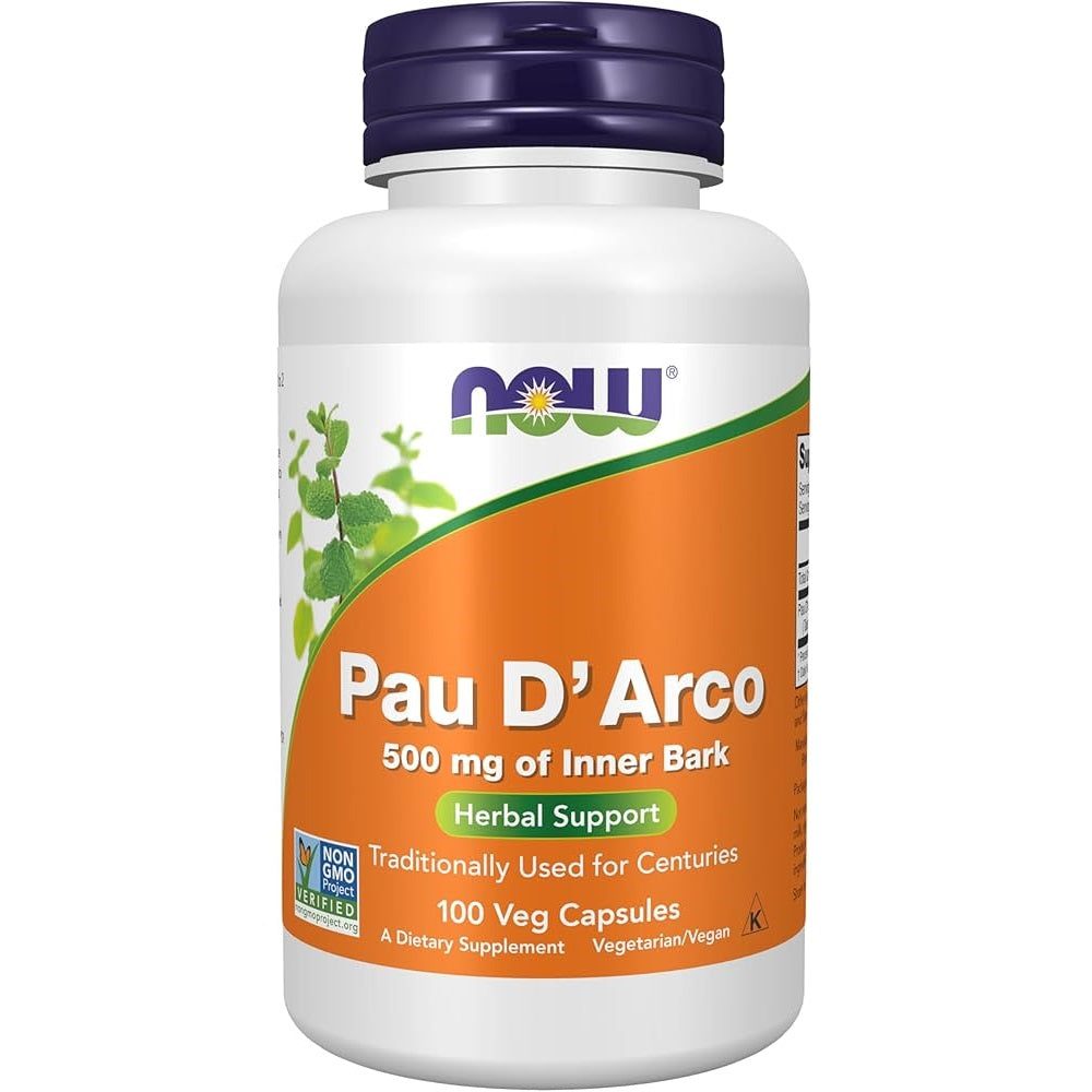 NOW Foods Pau D'Arco 500mg 100kaps