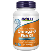 NOW Omega-3 1000 мг, молекулярно дистиллированный – 100 мягких капсул