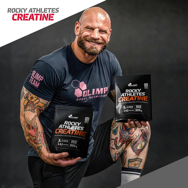 Olimp Rocky Athletes Creatine 500 g (natūralaus skonio)