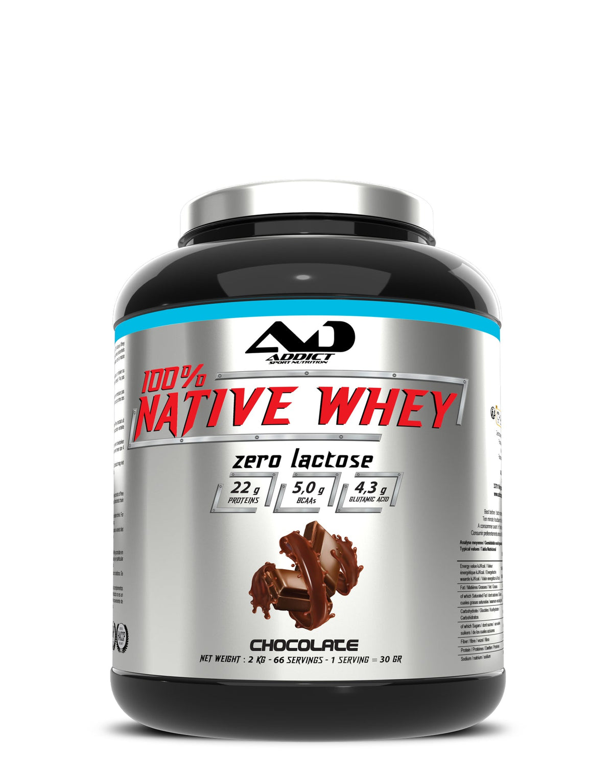 Addict Sport Nutrition 100% Native Whey Zero Lactose - 2000 грамм