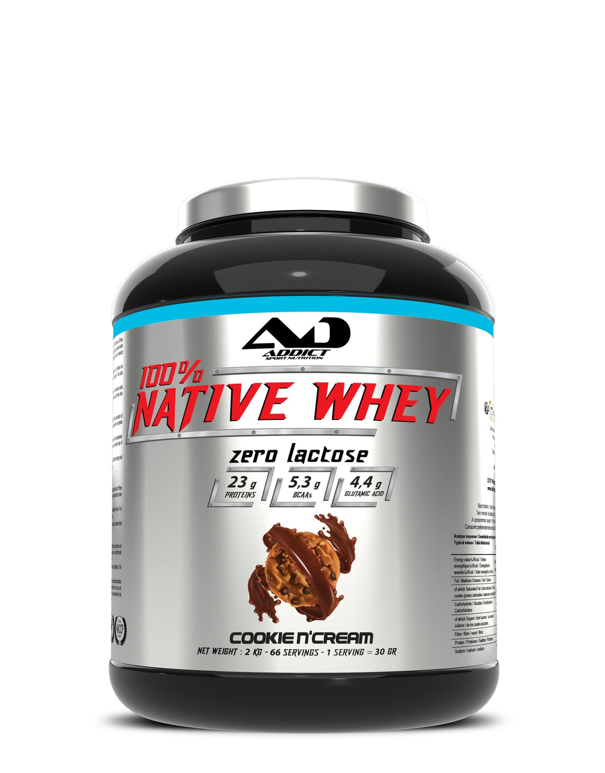 Addict Sport Nutrition 100% Native Whey Zero Lactose - 2000 грамм
