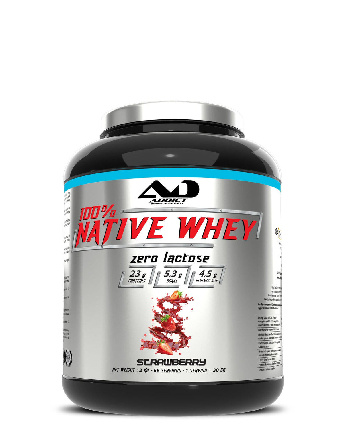Addict Sport Nutrition 100% Native Whey Zero Lactose - 2000 грамм