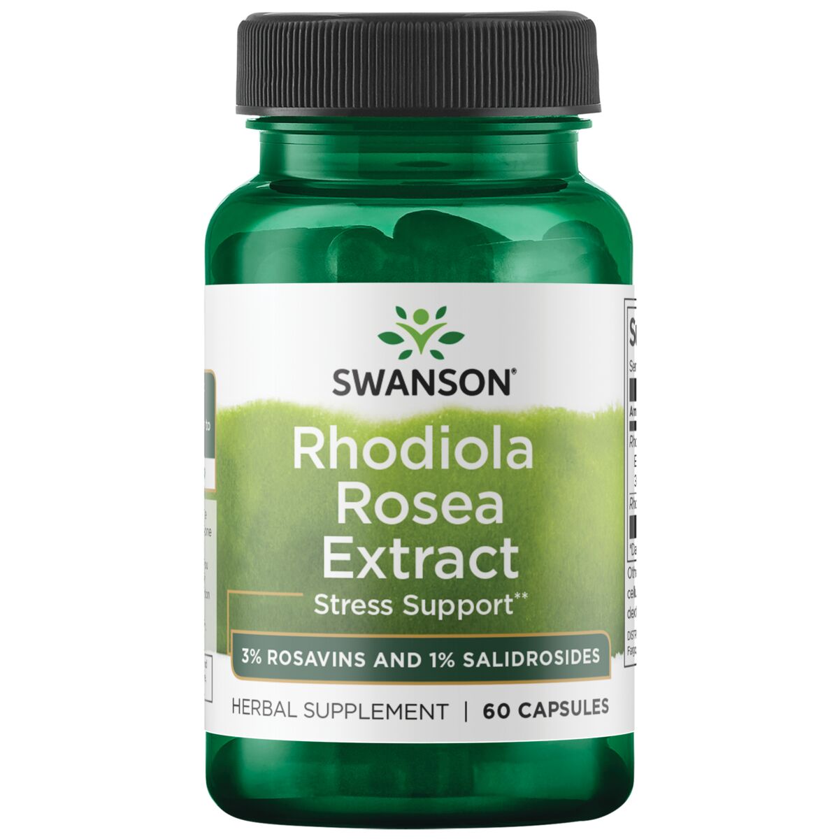 Swanson Rhodiola Rosea Extract - 60 kapsulių