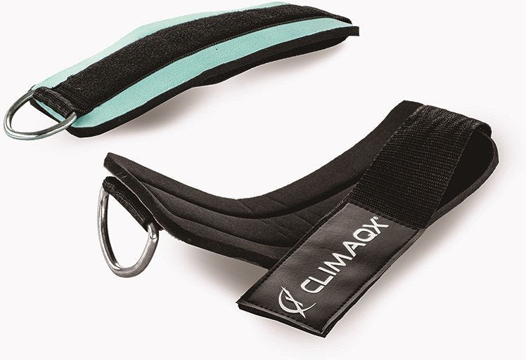 Using the Climaqx Booty Builder (ankle straps).