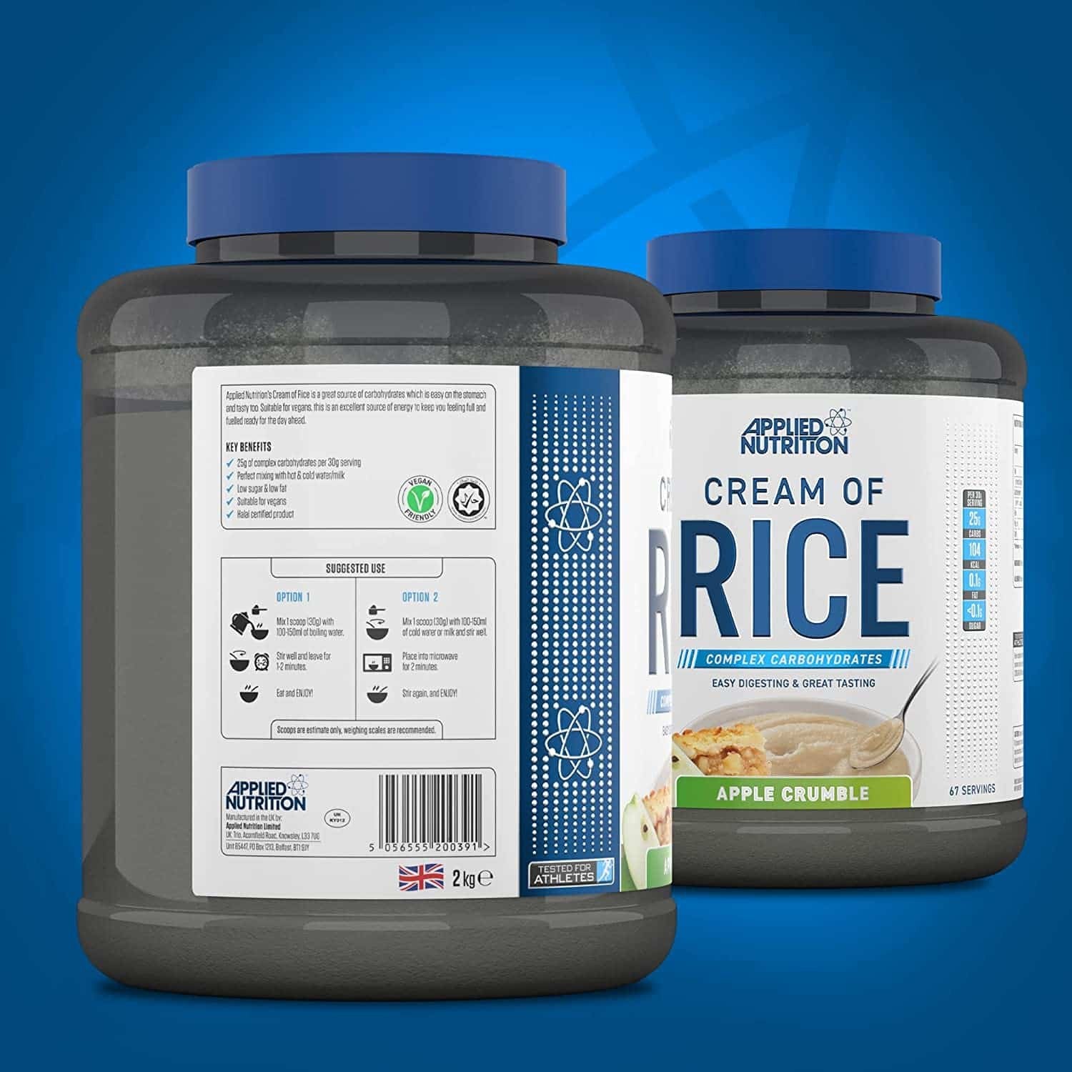 Applied Nutrition Cream of Rice - 2000 g benefits