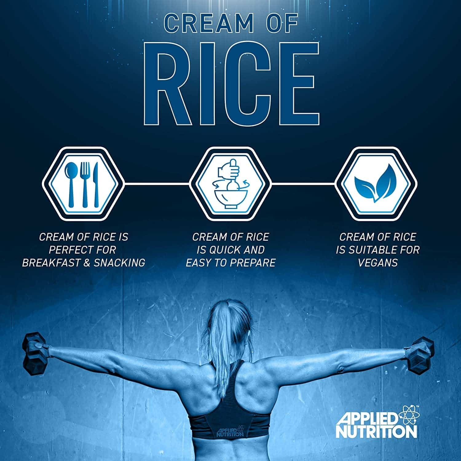 Applied Nutrition Cream of Rice - 2000 g usage