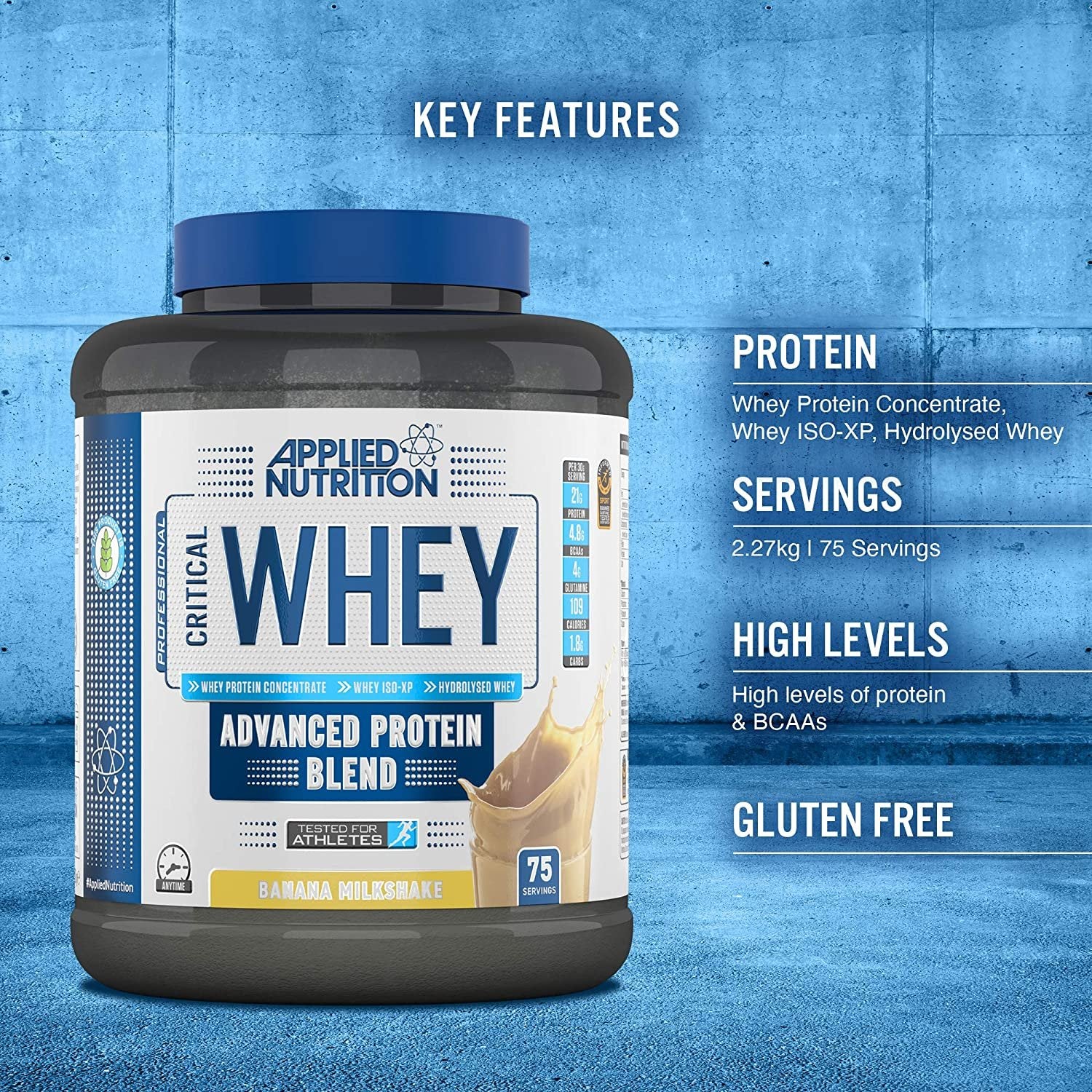 Applied Nutrition Critical Whey - 2270 grams