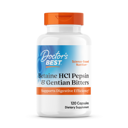 Betaine HCl Pepsin & Gentian Bitters Doctor's Best price