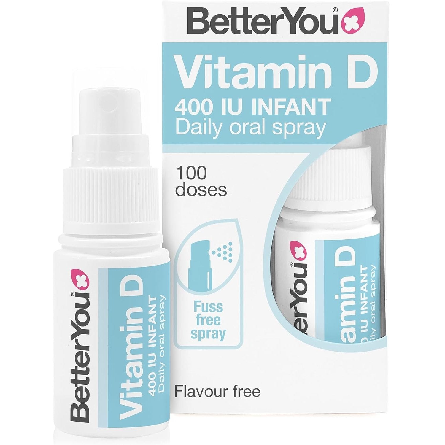 BetterYou Vitamin D 400 IU (10μg) Infant Daily Oral Spray 15ml kaina akcija
