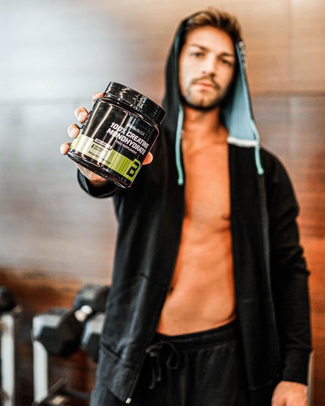 Biotech 100% Creatine Monohydrate 300 g. in the hall