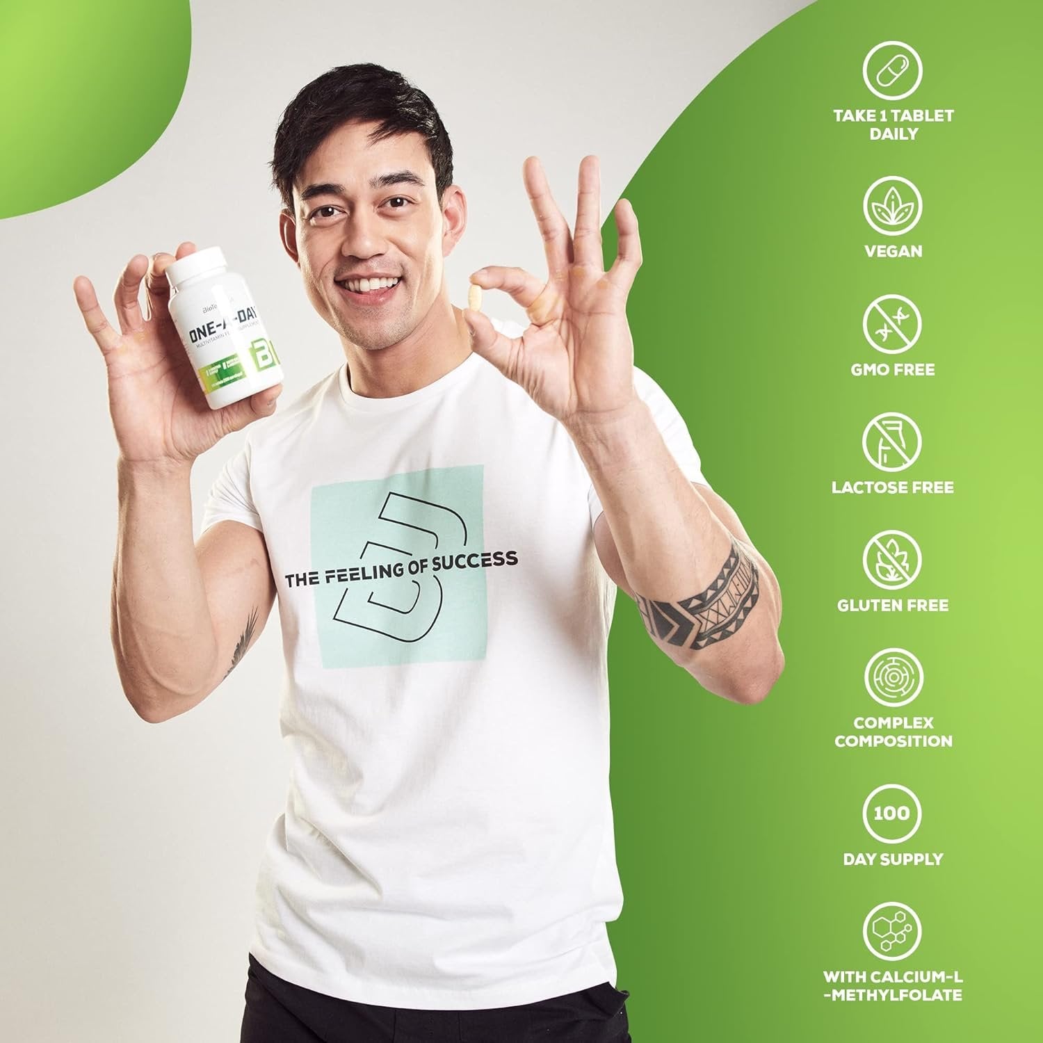 BioTech One-a-day 100 tab. advantages