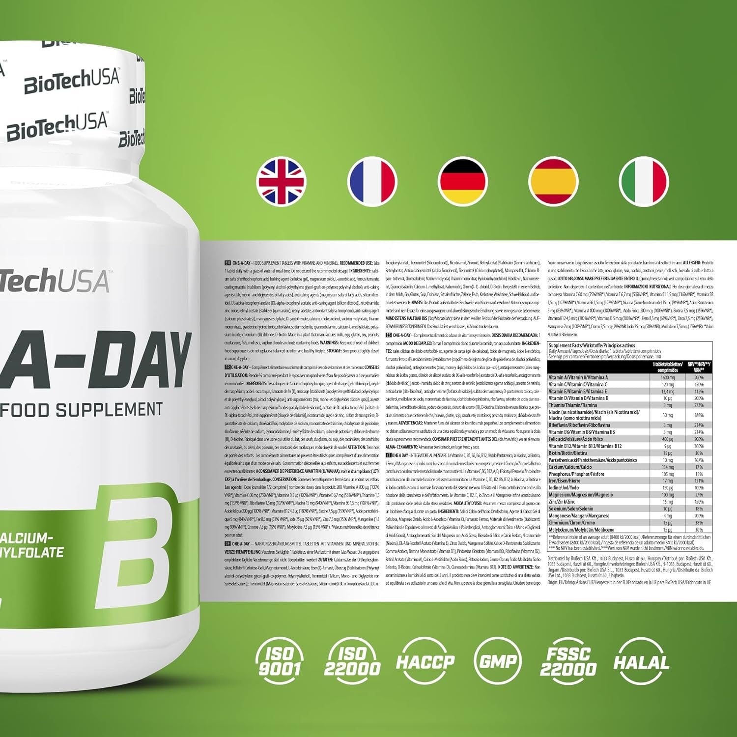 BioTech One-a-day 100 tab. get stuck