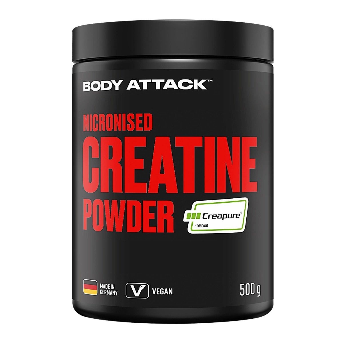Body Attack Micronized Creatine Powder Creapure®500 g