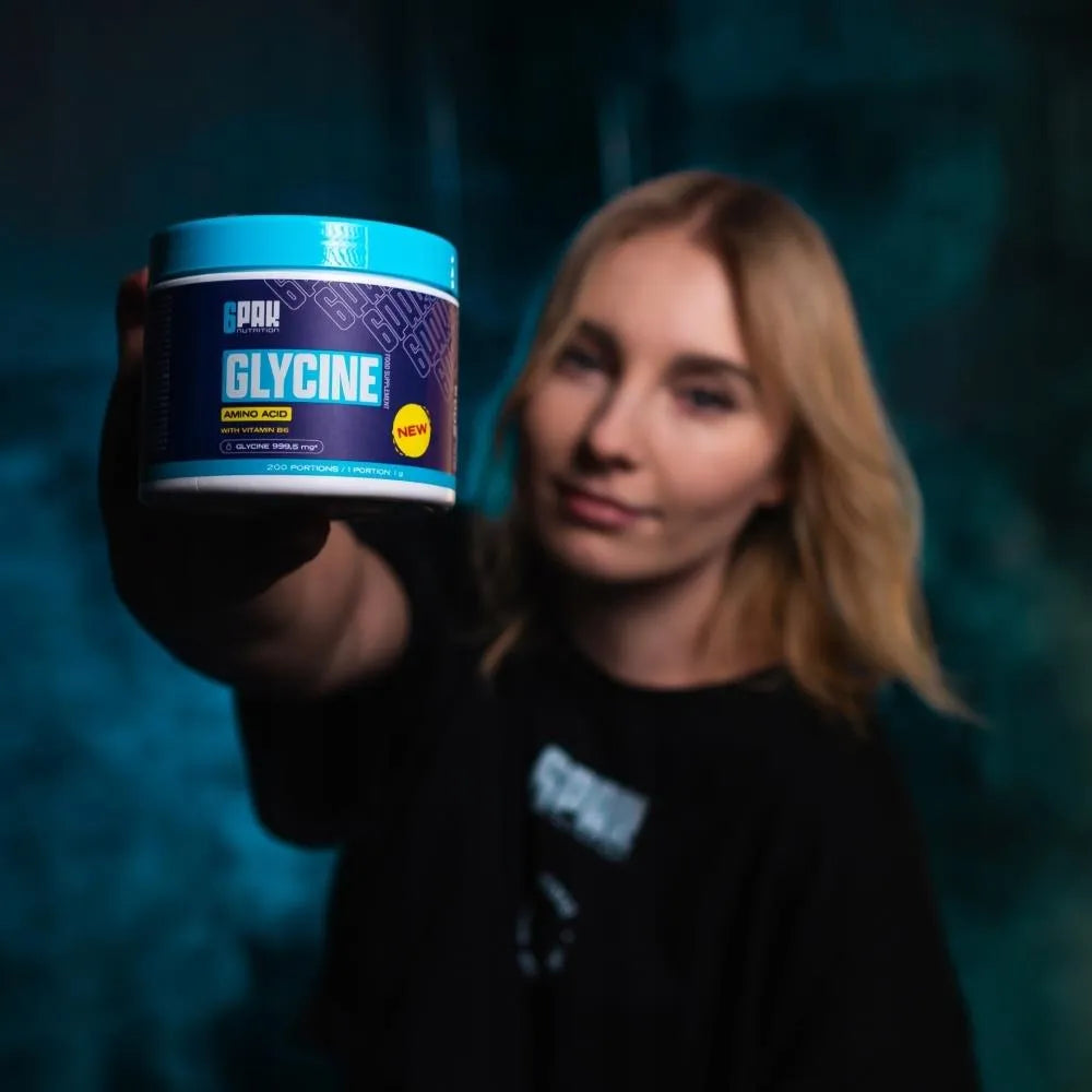 6PAK GLYCINE 200g JAR banner