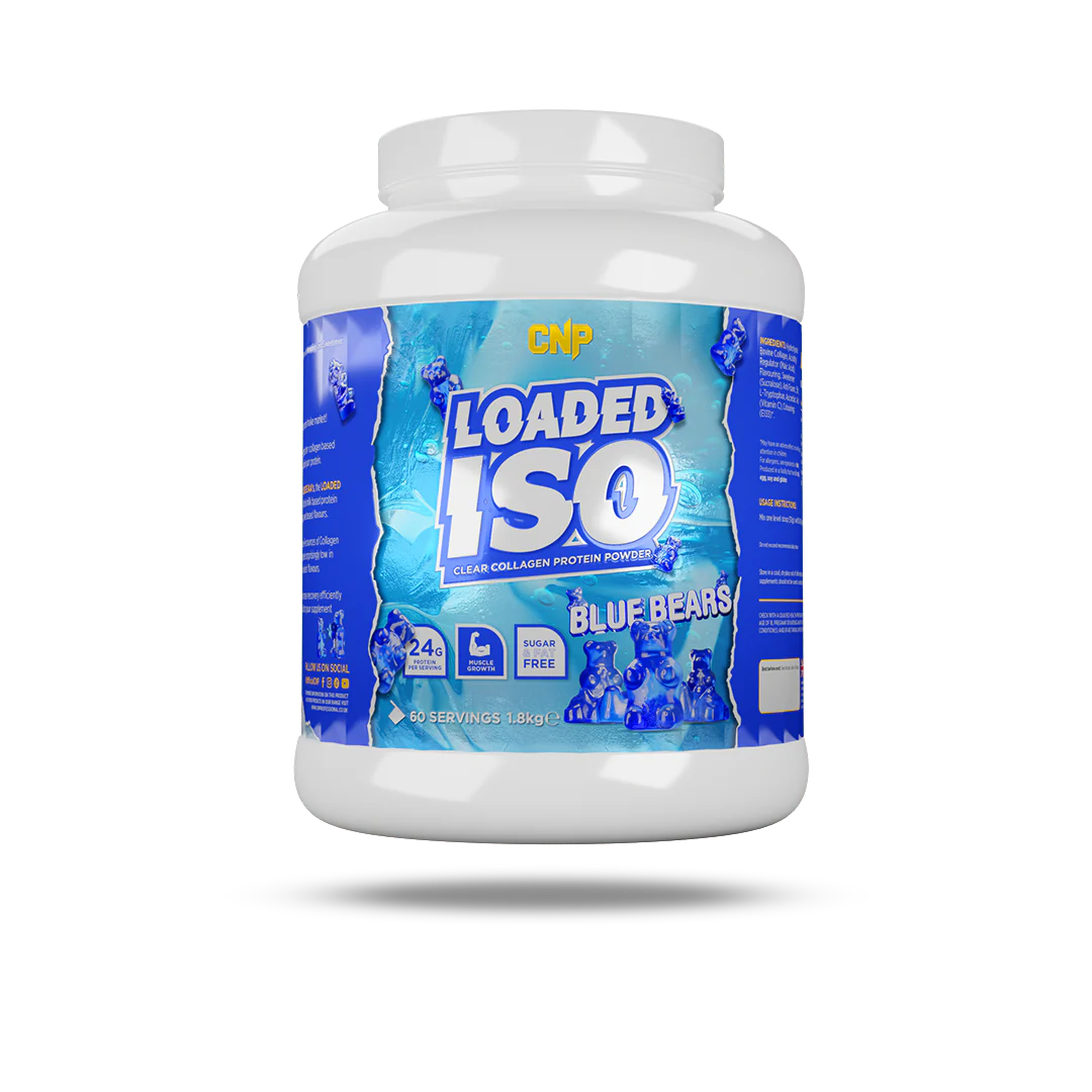 CNP Loaded ISO dzidrais kolagēna proteīna pulveris, 60 porcijas - 1860g zilie lāči