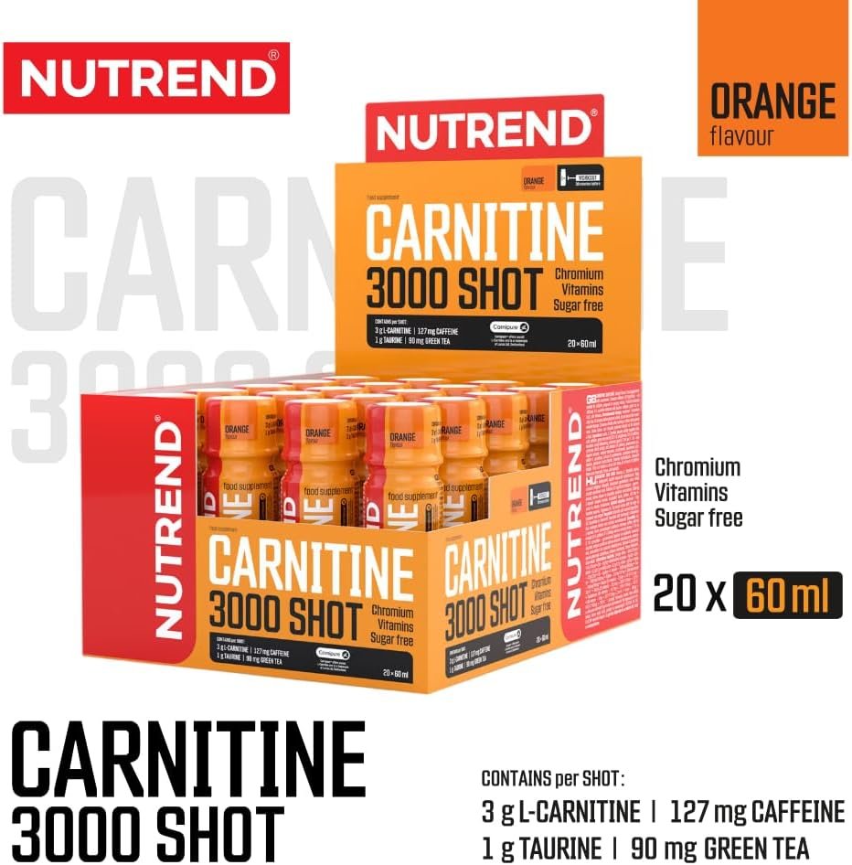 Nutrend Carnitine 3000 Shot - 20 x 60 ml. the facts