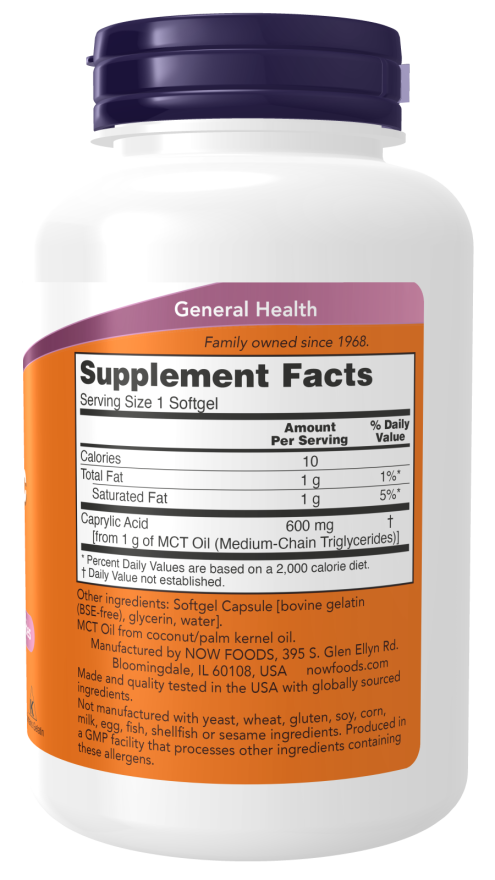 Caprylic Acid 600 mg Softgels promotion